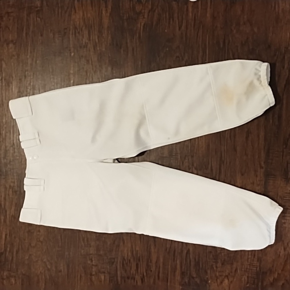 White Mizuno Softball Pants